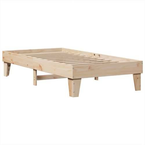 Okvir kreveta bez madraca 75 x 190 cm od masivne borovine - Prirodna 75 x 190 cm Cijena