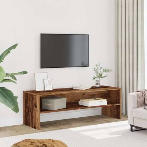 TV ormarić boja starog drva 120 x 40 x 40 cm konstruirano drvo - Staro drvo 1 Cijena