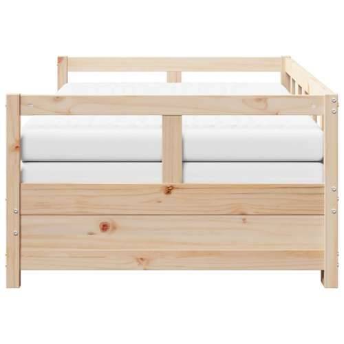 Dnevni krevet na razvlačenje s madracima 90x190 cm od borovine - Prirodna 90 x 190 cm Da Cijena