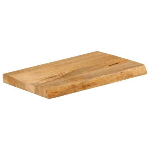 Stolna ploča sa živim rubom 40x20x3,8 cm od masivnog drva manga - Prirodna 40 x 20 x 3.8 cm 1 masivno drvo manga Cijena