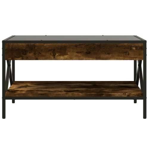 Stolić s beskonačnim LED svjetlima boja hrasta 70x50x38 cm - Dimljeni hrast 70 x 50 x 38 cm 1 Cijena