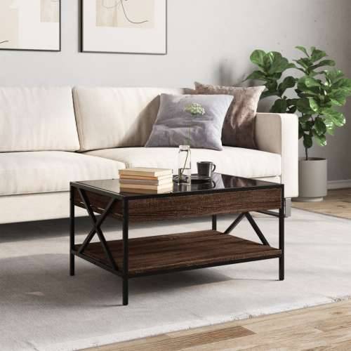 Stolić s beskonačnim LED svjetlima boja hrasta 70x50x38 cm - Smeđi hrast 70 x 50 x 38 cm 1 Cijena