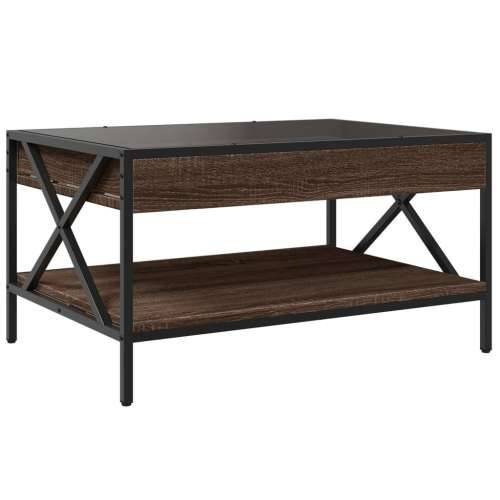 Stolić s beskonačnim LED svjetlima boja hrasta 70x50x38 cm - Smeđi hrast 70 x 50 x 38 cm 1 Cijena