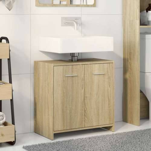 Ormarić za Lavabo - Umivaonik boja hrasta 60x33x60 cm konstruirano drvo - sonoma hrast 1 Cijena