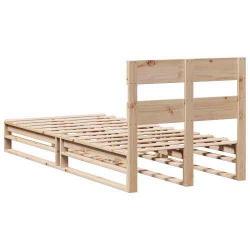 Okvir kreveta bez madraca 90 x 200 cm od masivne borovine - Prirodna 90 x 200 cm Cijena