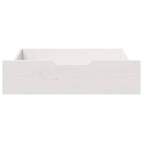 Ladice ispod kreveta 2 kom bijele 65x55x17 cm od borovine - Bijela 65 x 55 x 16 cm 1 Cijena