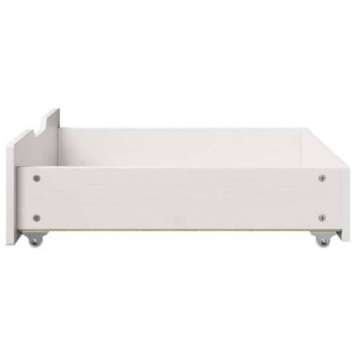 Ladice ispod kreveta 2 kom bijele 65x55x17 cm od borovine - Bijela 65 x 55 x 16 cm 1 Cijena