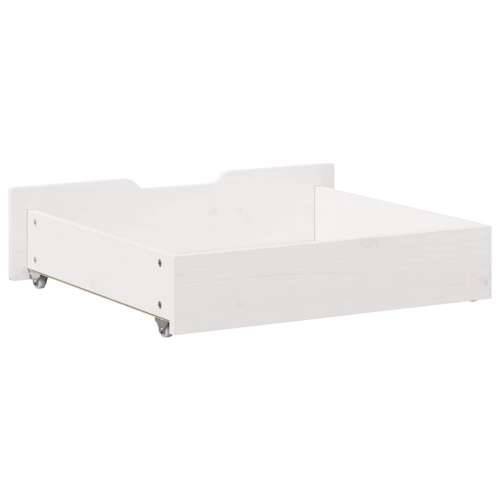 Ladice ispod kreveta 2 kom bijele 65x55x17 cm od borovine - Bijela 65 x 55 x 16 cm 1 Cijena