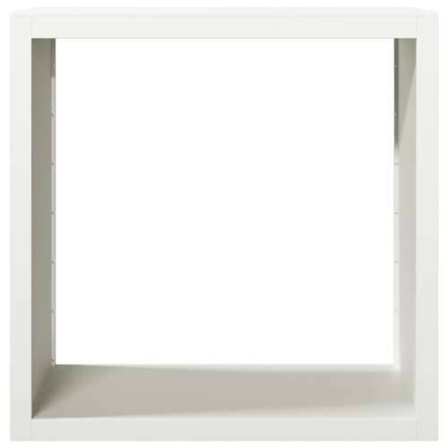 Stalak za drva za ogrjev bijeli 100x40x100 cm čelični - Čelik/bijela 100 x 40 x 100 cm Cijena