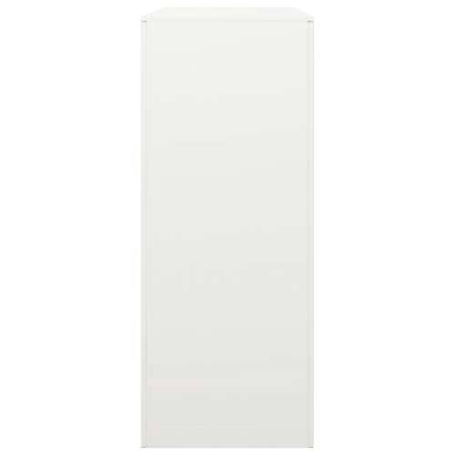 Stalak za drva za ogrjev bijeli 100x40x100 cm čelični - Čelik/bijela 100 x 40 x 100 cm Cijena