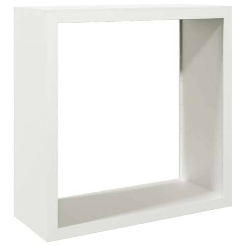 Stalak za drva za ogrjev bijeli 100x40x100 cm čelični - Čelik/bijela 100 x 40 x 100 cm Cijena