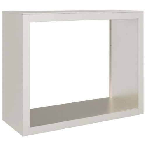 Stalak za drva za ogrjev 100x40x80 cm Pohabani čelik - Otporni čelik / smeđa 100 x 40 x 80 cm Cijena