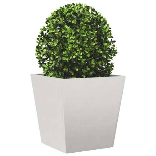 Vrtne sadilice 2 kom 40x40x40 cm od nehrđajućeg čelika - Nehrđajući čelik / svjetlosiva 40 x 40 x 40 cm 2 Cijena
