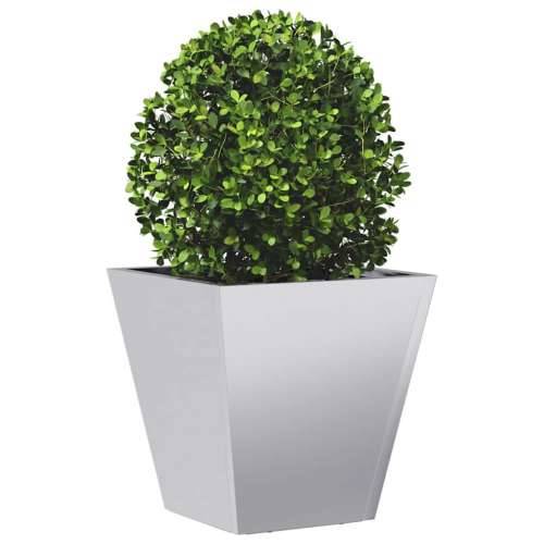 Vrtna sadilice 2 kom 40x40x40 cm od pocinčanog čelika - Pocinčani čelik / siva 40 x 40 x 40 cm 2 Cijena