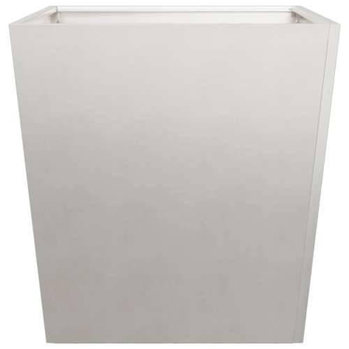 Vrtne sadilice 2 kom 50 x 50 x 50 cm od nehrđajućeg čelika - Nehrđajući čelik / svjetlosiva 50 x 50 x 50 cm 2 Cijena