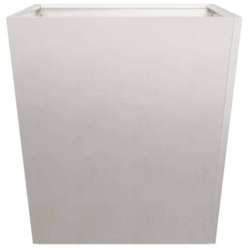 Vrtne sadilice 2 kom 50 x 50 x 50 cm od nehrđajućeg čelika - Nehrđajući čelik / svjetlosiva 50 x 50 x 50 cm 2 Cijena