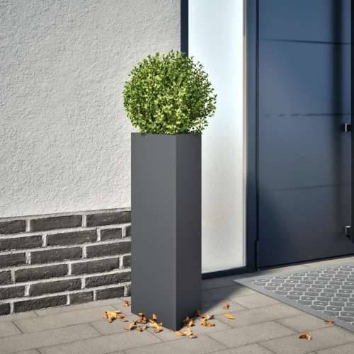 Vrtna sadilica antracit trokutasta 30x26x75 cm čelična - Čelik/antracit 30 x 26 x 75 cm 1 Cijena