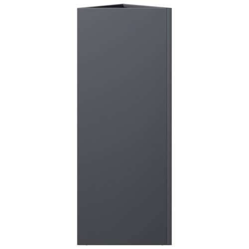 Vrtna sadilica antracit trokutasta 30x26x75 cm čelična - Čelik/antracit 30 x 26 x 75 cm 1 Cijena