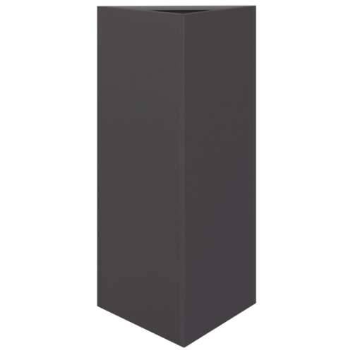 Vrtne sadilice 2 kom crna trokutasta 40x34,5x70 cm čelične - Čelik/crna 40 x 34.5 x 70 cm 2 Cijena