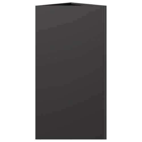 Vrtne sadilice 2 kom crna trokutasta 40x34,5x70 cm čelične - Čelik/crna 40 x 34.5 x 70 cm 2 Cijena