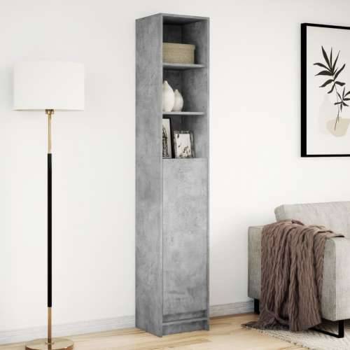 Komoda s LED svjetlima siva boja betona 36x32,5x200 cm drvena - Beton siva 1 36 cm Cijena