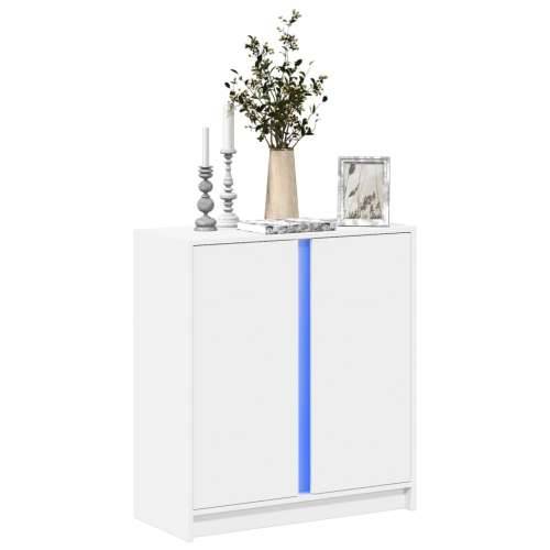 Komoda s LED svjetlima bijela 77x34x85 cm konstruirano drvo - Bijela 1 Cijena