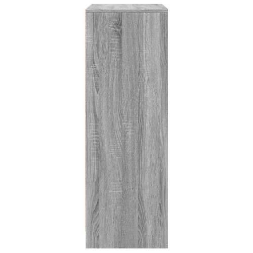 Komoda s LED svjetlima boja hrasta sonome 77x34x100 cm drvena - Sivi hrast sonoma 1 77 cm Cijena
