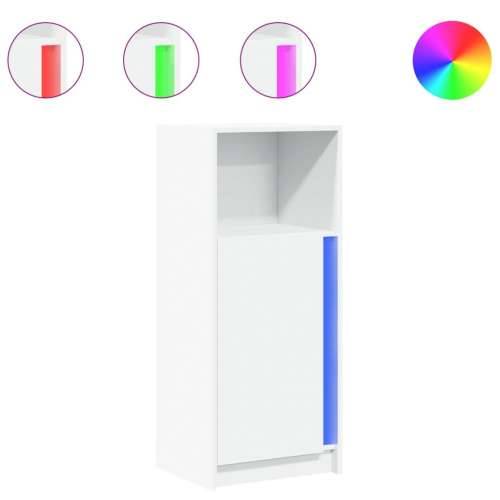 Komoda s LED svjetlima bijela 42,5x34x100 cm konstruirano drvo - Bijela 1 42.5 cm Cijena