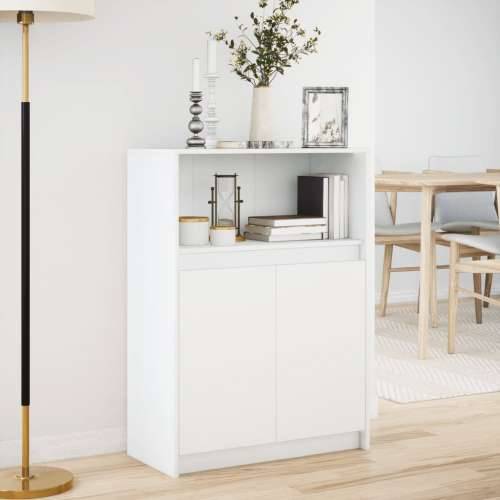 Komoda s LED svjetlima bijela 72x34x100 cm konstruirano drvo - Bijela 1 72 cm Cijena