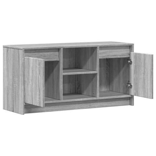 TV ormarić s LED svjetlima boja hrasta 100x34x50 cm drveni - Sivi hrast sonoma 1 100 cm Cijena