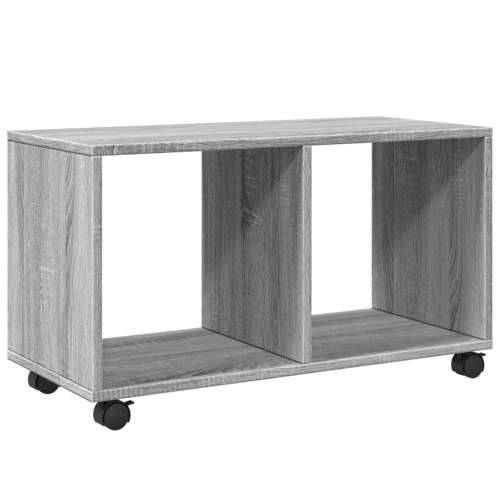 Pomični ormarić boja hrasta 72x33x42,5 cm konstruirano drvo - Sivi hrast sonoma 1 72 cm Cijena