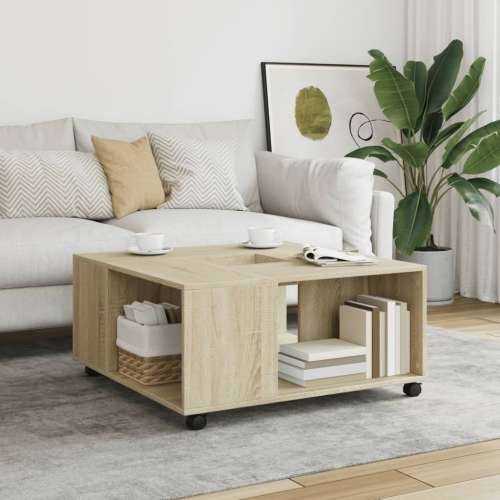 Stolić za kavu boja hrasta sonome 80x80x40 cm konstruirano drvo - sonoma hrast 1 Cijena