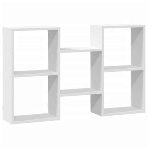 Zidna polica bijela 96x18x60 cm od konstruiranog drva - Bijela 1 Cijena