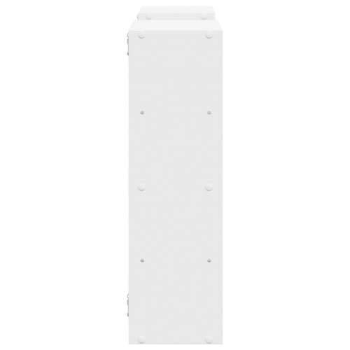 Zidna polica bijela 96x18x60 cm od konstruiranog drva - Bijela 1 Cijena
