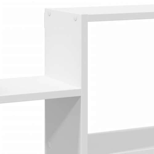 Zidna polica bijela 96x18x60 cm od konstruiranog drva - Bijela 1 Cijena