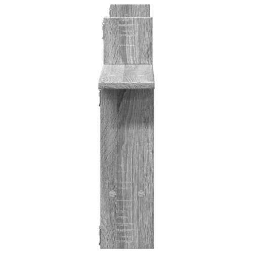 Zidne police 2 kom boja hrasta 50x12x50 cm konstruirano drvo - Sivi hrast sonoma 50 x 12 x 50 cm 1 Cijena