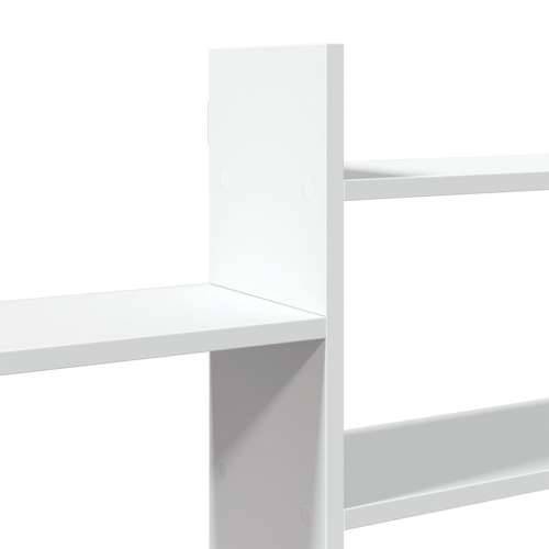 Zidna polica bijela 167,5x18x68 cm od konstruiranog drva - Bijela 1 Cijena