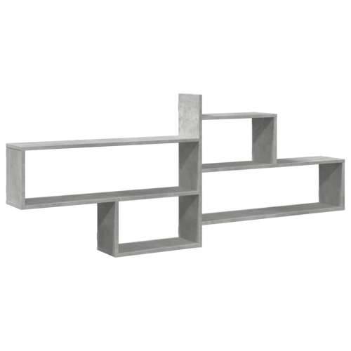 Zidna polica siva boja betona 167,5x18x68 cm konstruirano drvo - Beton siva 1 Cijena