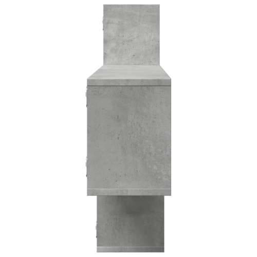 Zidna polica siva boja betona 167,5x18x68 cm konstruirano drvo - Beton siva 1 Cijena