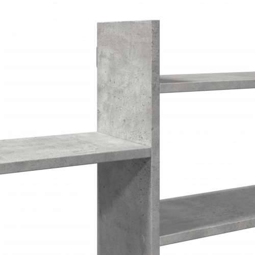 Zidna polica siva boja betona 167,5x18x68 cm konstruirano drvo - Beton siva 1 Cijena
