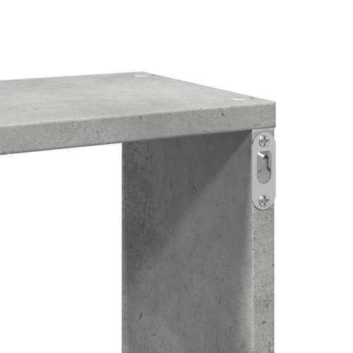 Zidna polica siva boja betona 167,5x18x68 cm konstruirano drvo - Beton siva 1 Cijena