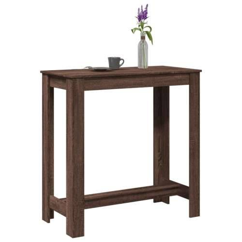 Barski stol smeđa boja hrasta 102x50x103,5 cm konstruirano drvo - Smeđi hrast 1 102 cm Cijena