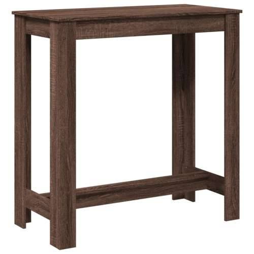 Barski stol smeđa boja hrasta 102x50x103,5 cm konstruirano drvo - Smeđi hrast 1 102 cm Cijena