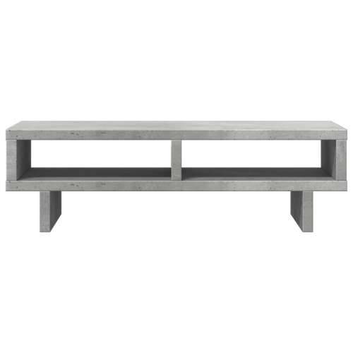Stalak za monitor siva boja betona 50x27x15 cm drveni - Beton siva 50 x 27 x 15 cm Cijena