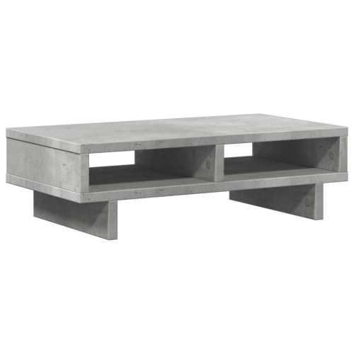 Stalak za monitor siva boja betona 50x27x15 cm drveni - Beton siva 50 x 27 x 15 cm Cijena