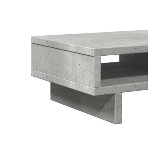 Stalak za monitor siva boja betona 50x27x15 cm drveni - Beton siva 50 x 27 x 15 cm Cijena