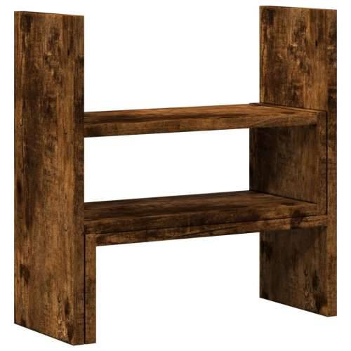 Organizator za stol podesivi boja hrasta 40 x 17 x 41 cm drveni - Dimljeni hrast Cijena