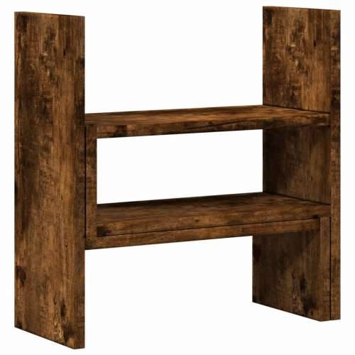 Organizator za stol podesivi boja hrasta 40 x 17 x 41 cm drveni - Dimljeni hrast Cijena