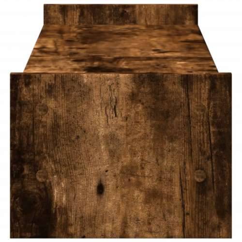 Stalak za monitor boja dimljenog hrasta 100x27x20 cm drveni - Dimljeni hrast 100 x 27 x 20 cm Cijena