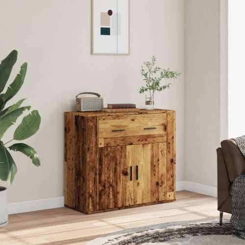 Komoda boja starog drva 80 x 33 x 70 cm od konstruiranog drva - Staro drvo 1 Cijena